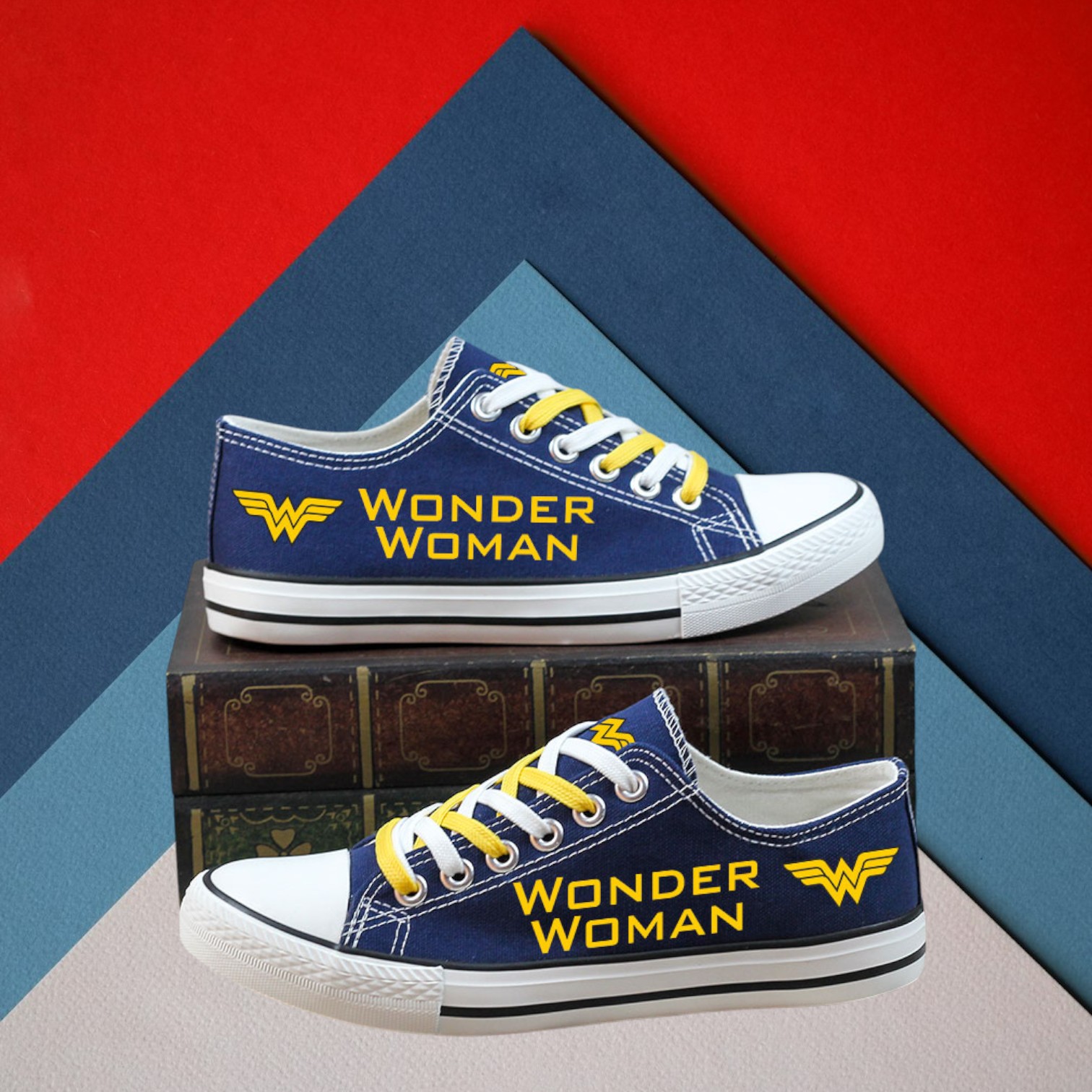 Merry Christmas Canvas with Dog, Cat, Low Top Shoe (Copy)