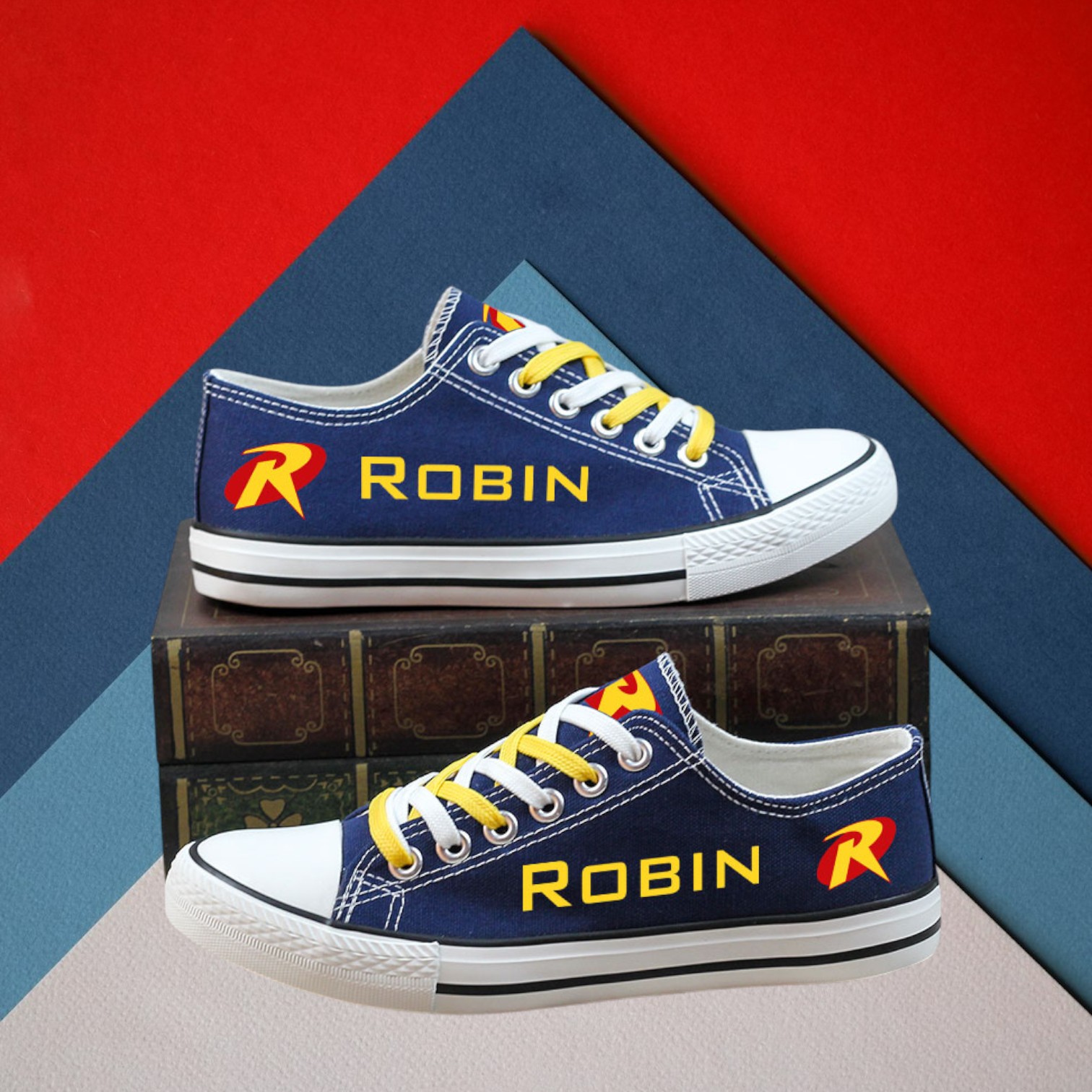 Vision Canvas Low Top Shoes – A Perfect Gift for Superhero Fans (Copy)