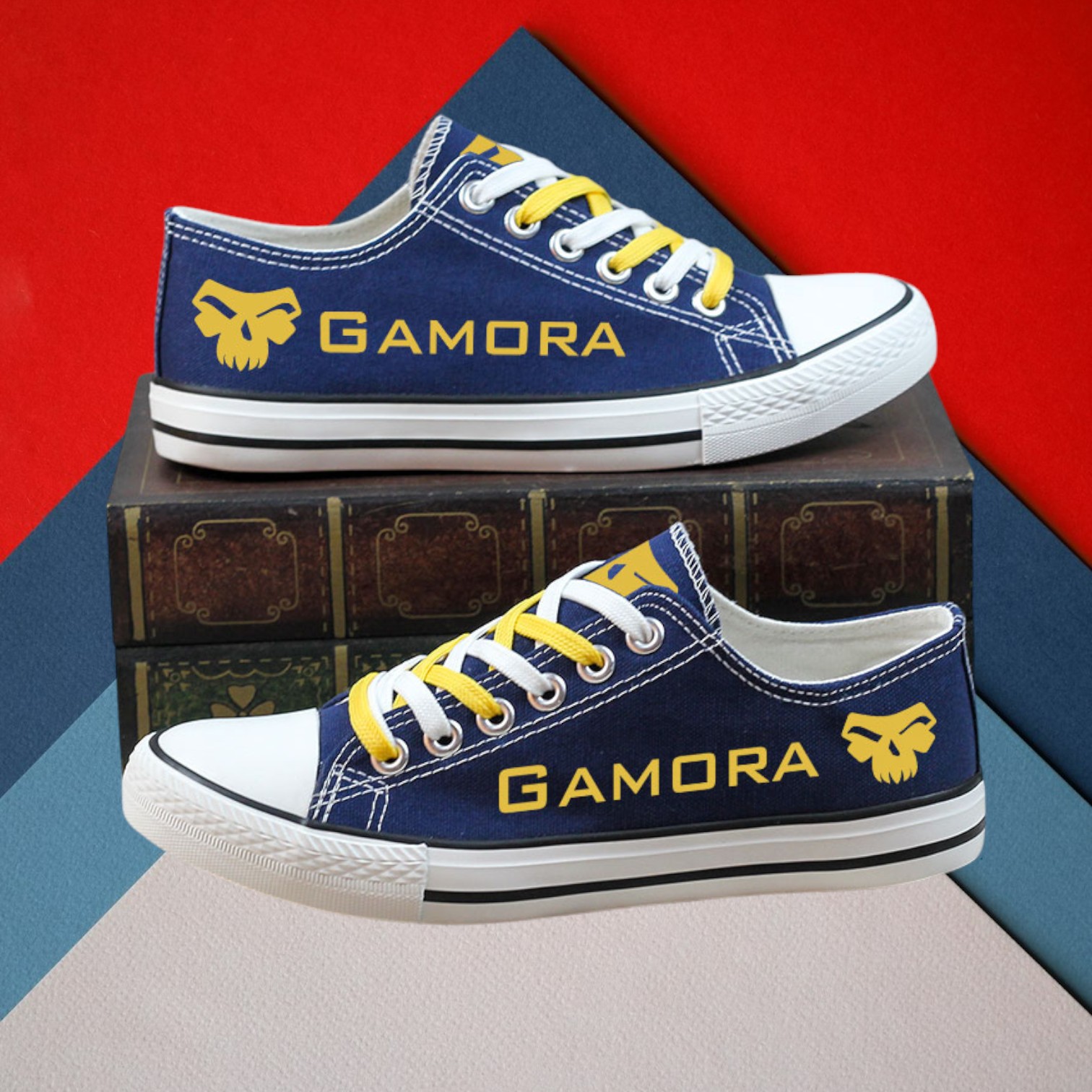 Jay Garrick Canvas Low Top Shoes – A Perfect Gift for Superhero Fans (Copy)