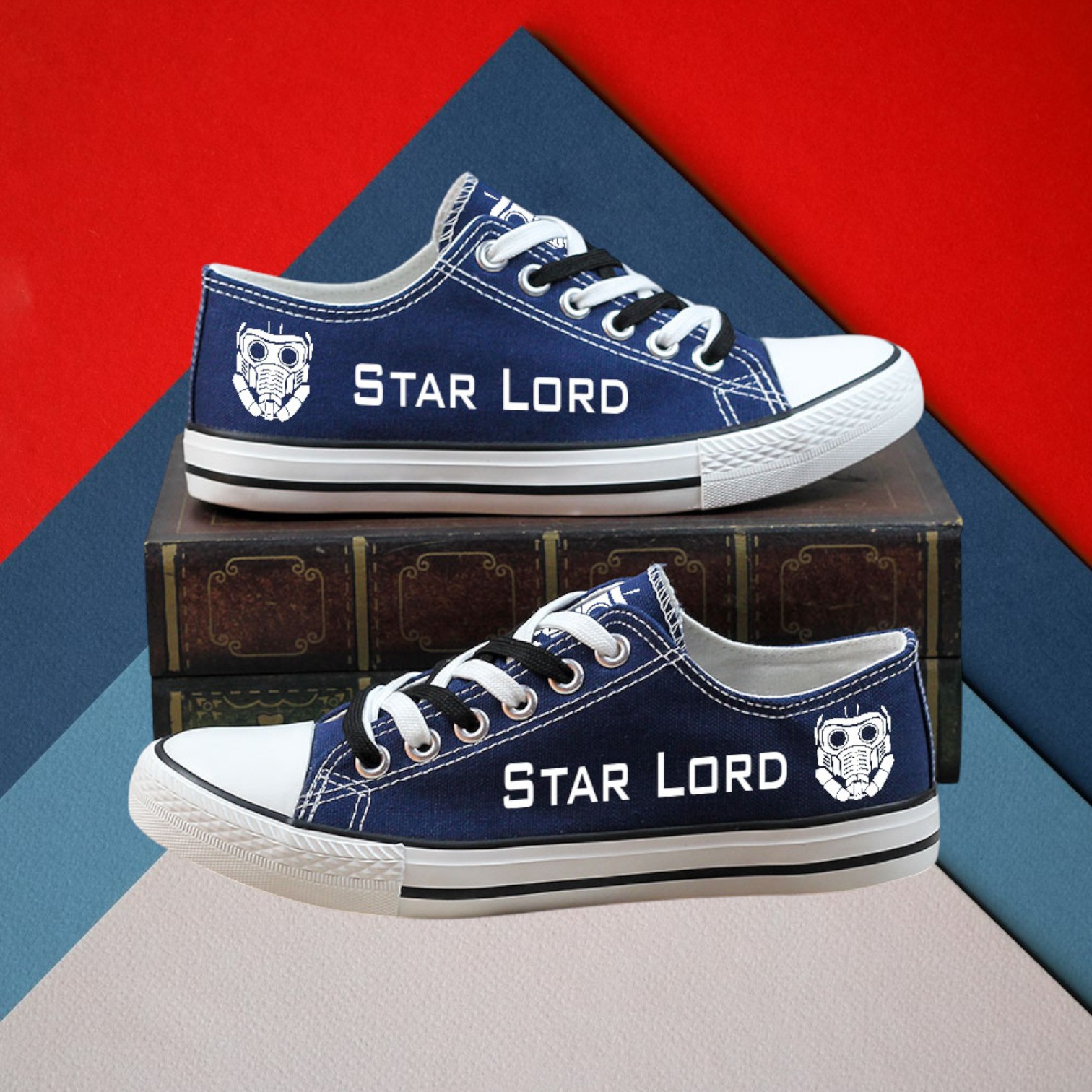 Star Lord Canvas Low Top Shoe – A Perfect Gift for Superhero Fans (Copy)
