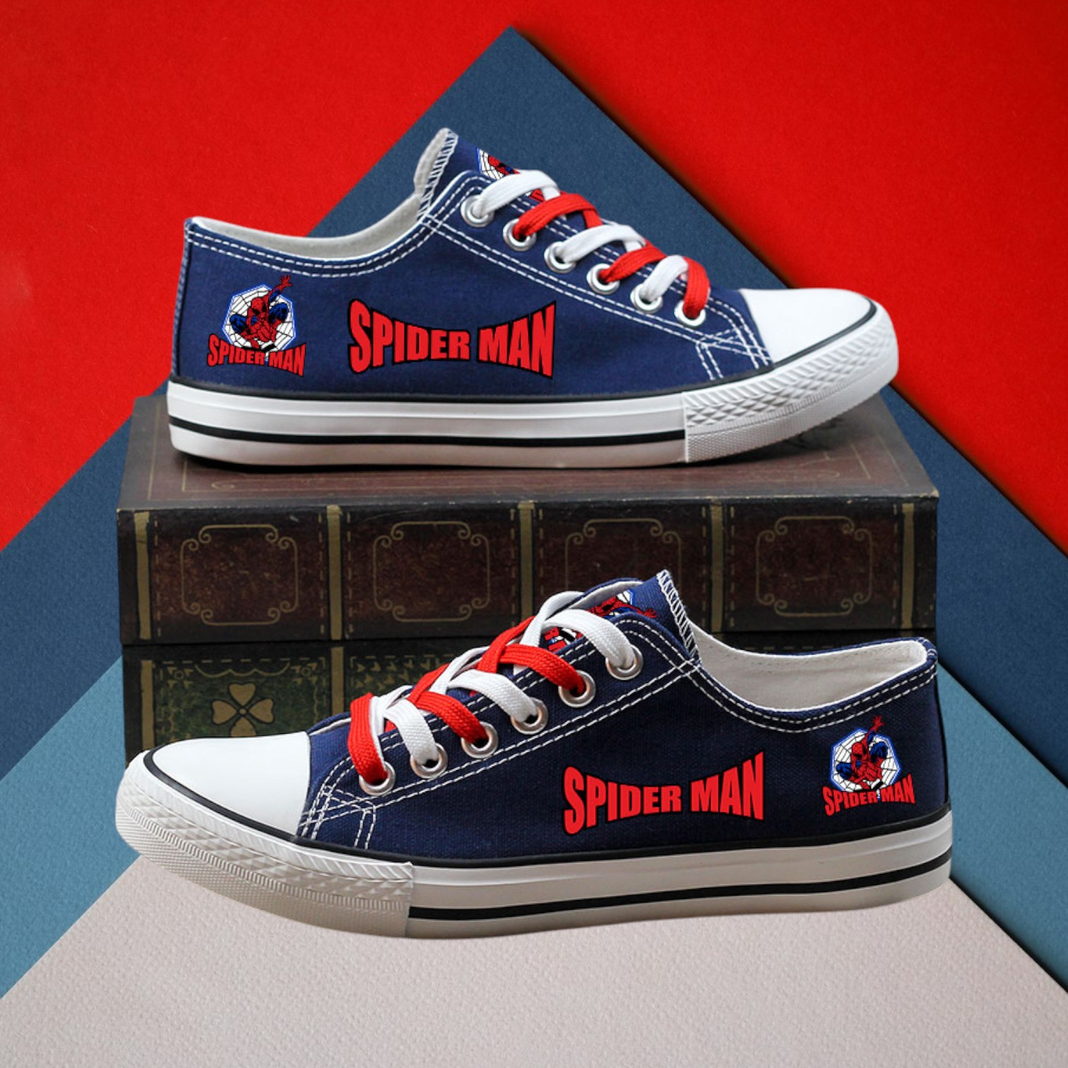 Custom Spider Man Low Top Shoes – A Perfect Gift for Superhero Fans Custom Spider Man Low Top Shoes – A Perfect Gift for Superhero Fans