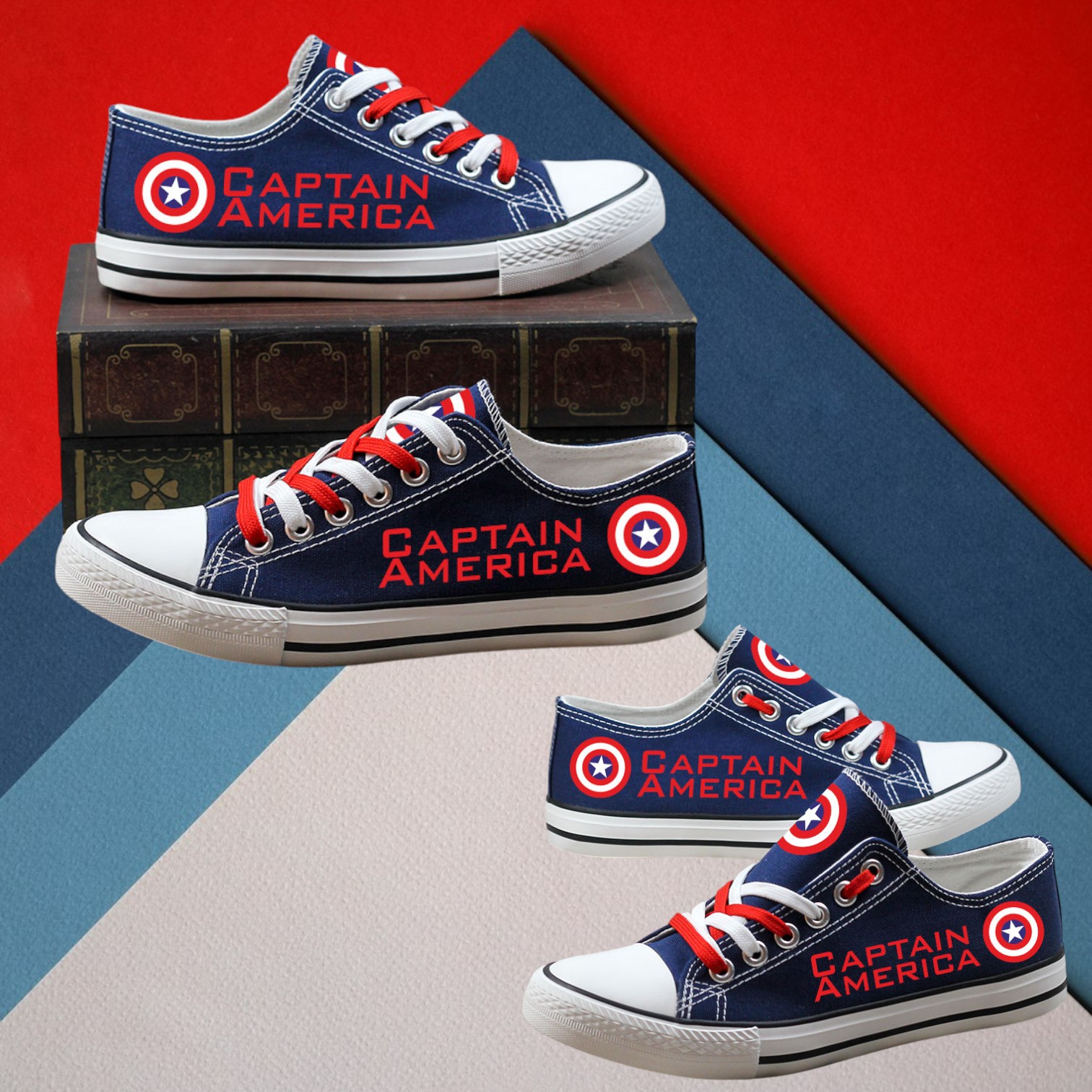 Firestorm Low Top Shoes for DC Hero Fan (Copy)