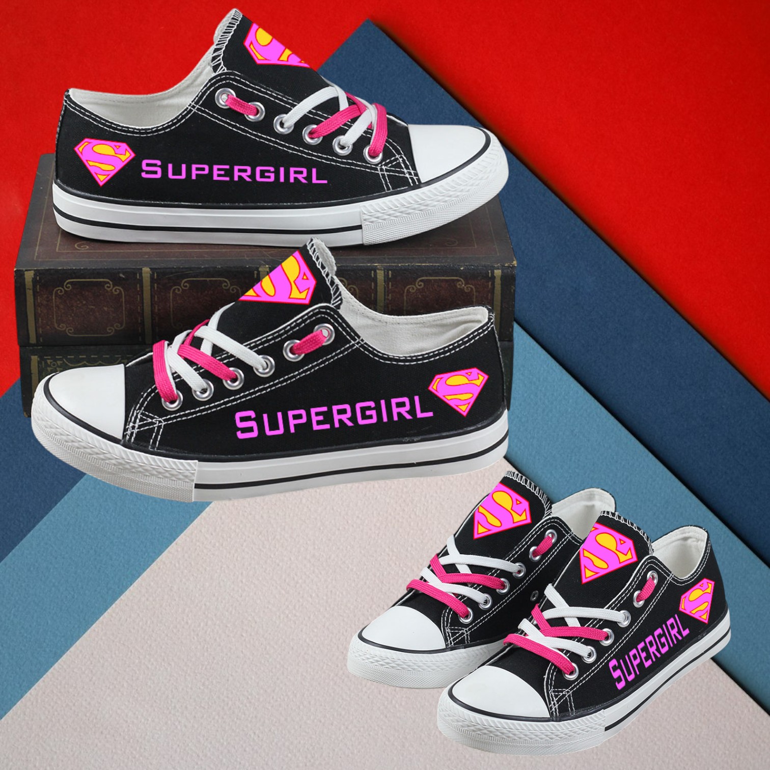 The Supergirl Low Top Shoes