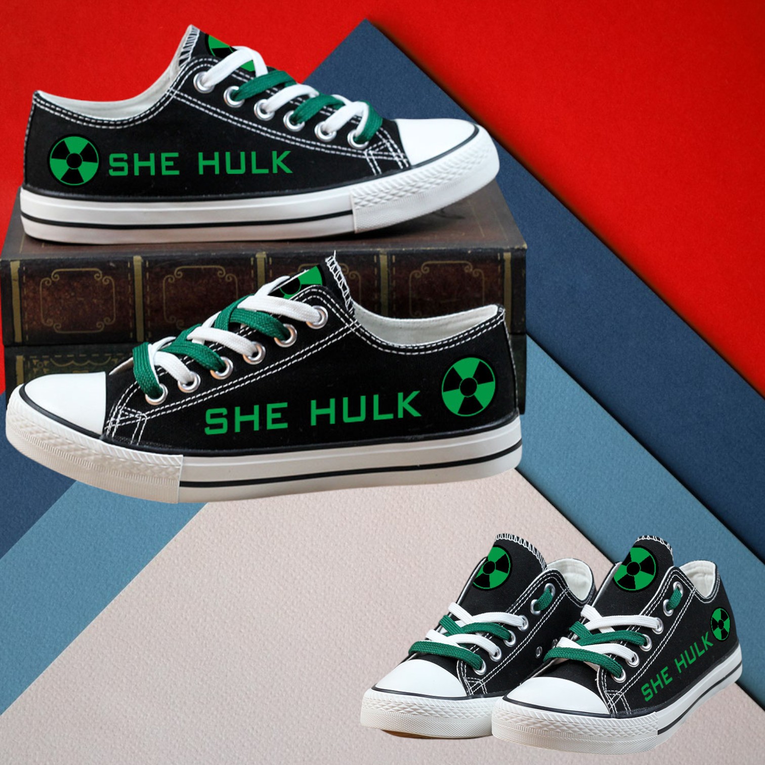 The She Hulk Low Top Shoes