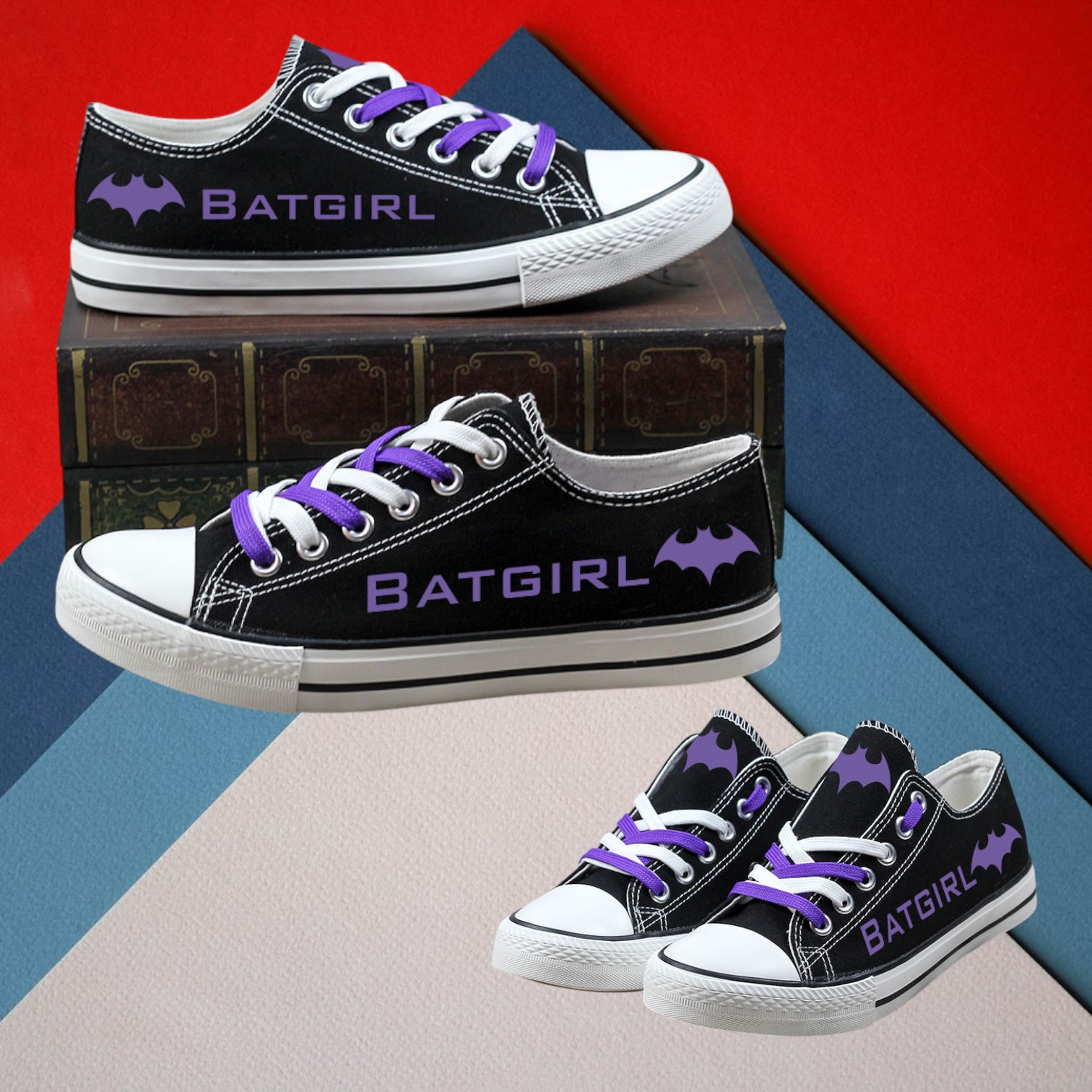 The Batgirl Low Top Shoes for DC fans