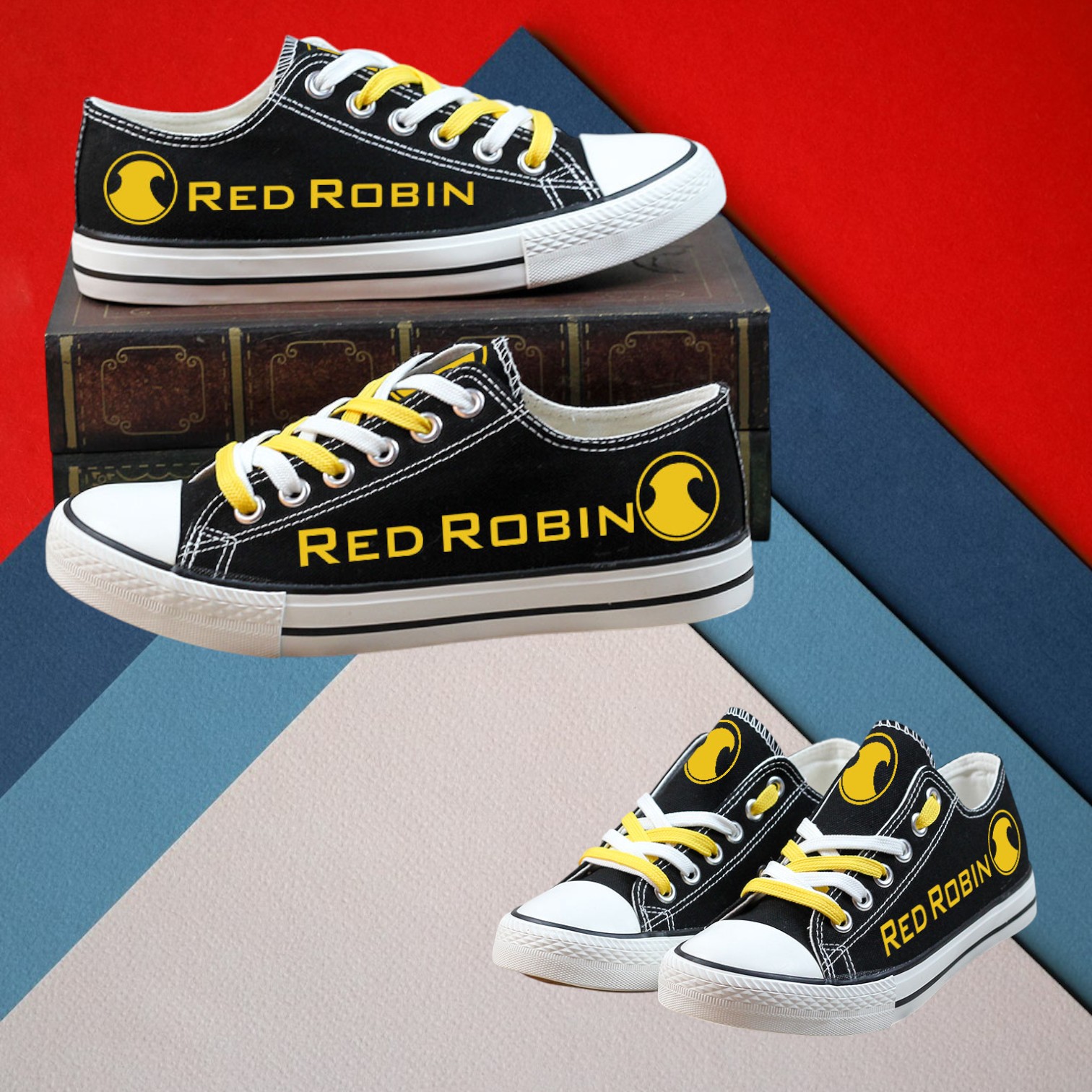The Red Skull Low Top Shoes (Copy)