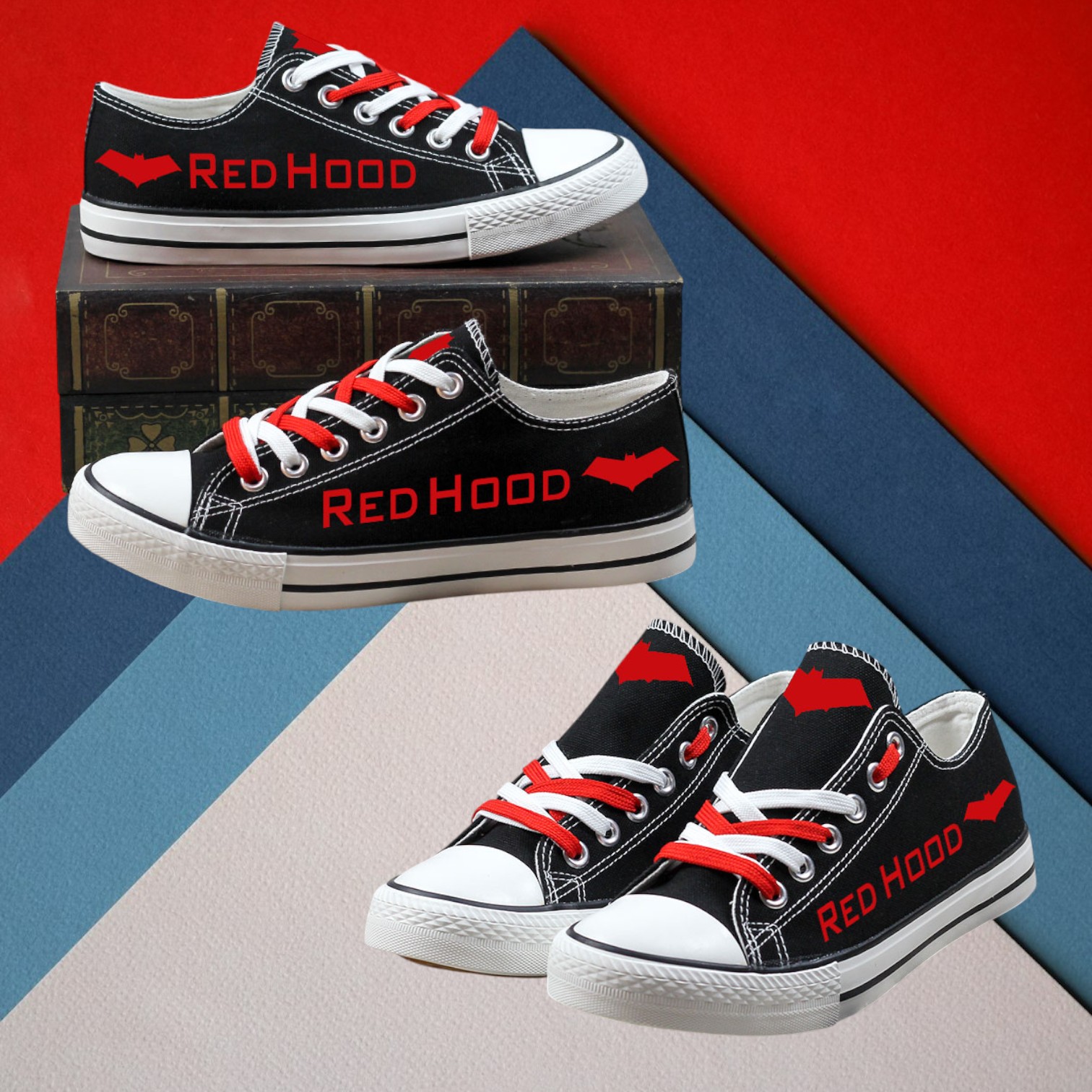 The Red Hood Low Top Shoes The Red Hood Low Top Shoes