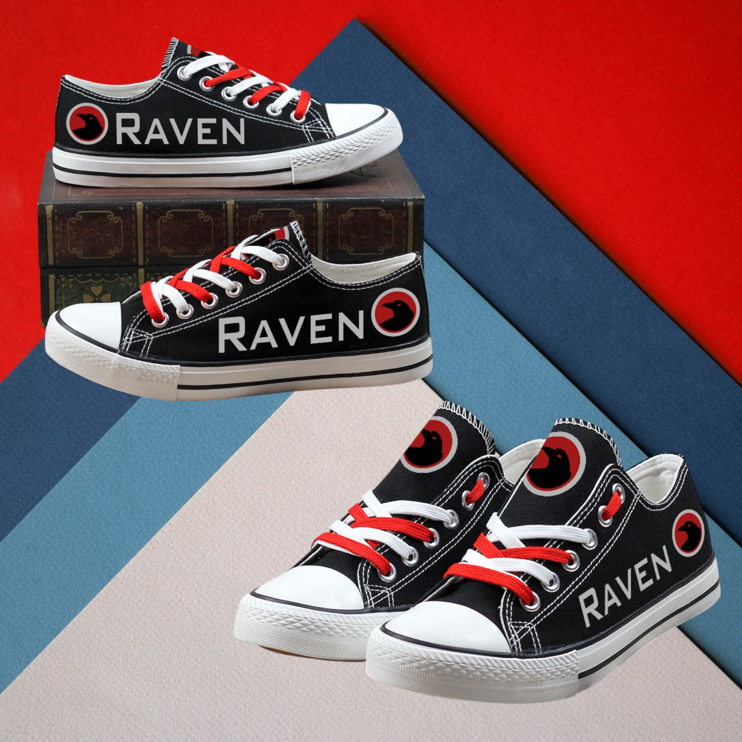 The Raven Low Top Shoes The Raven Low Top Shoes