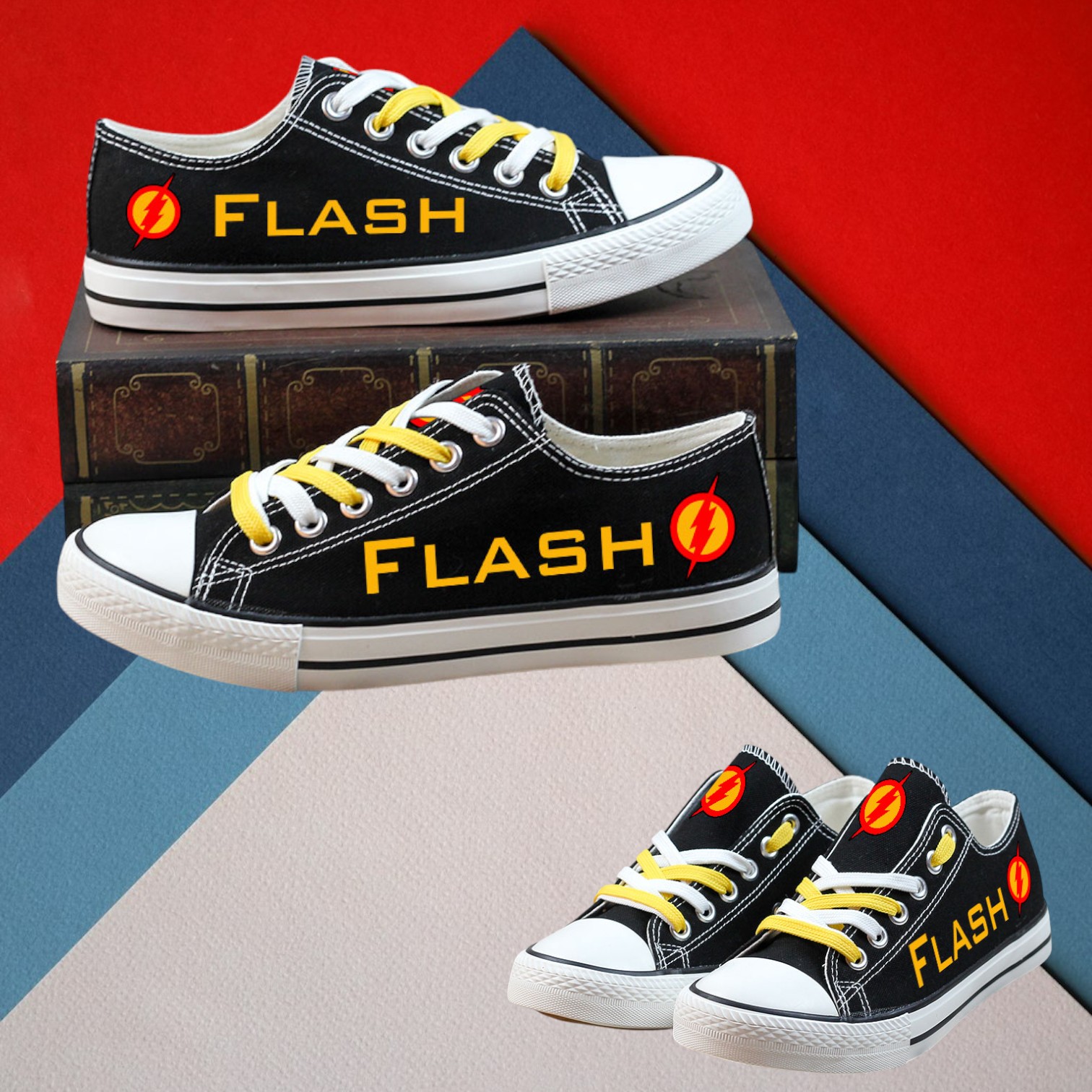 The Kid Flash Low Top Shoes for Superfans (Copy) The Kid Flash Low Top Shoes for Superfans (Copy)