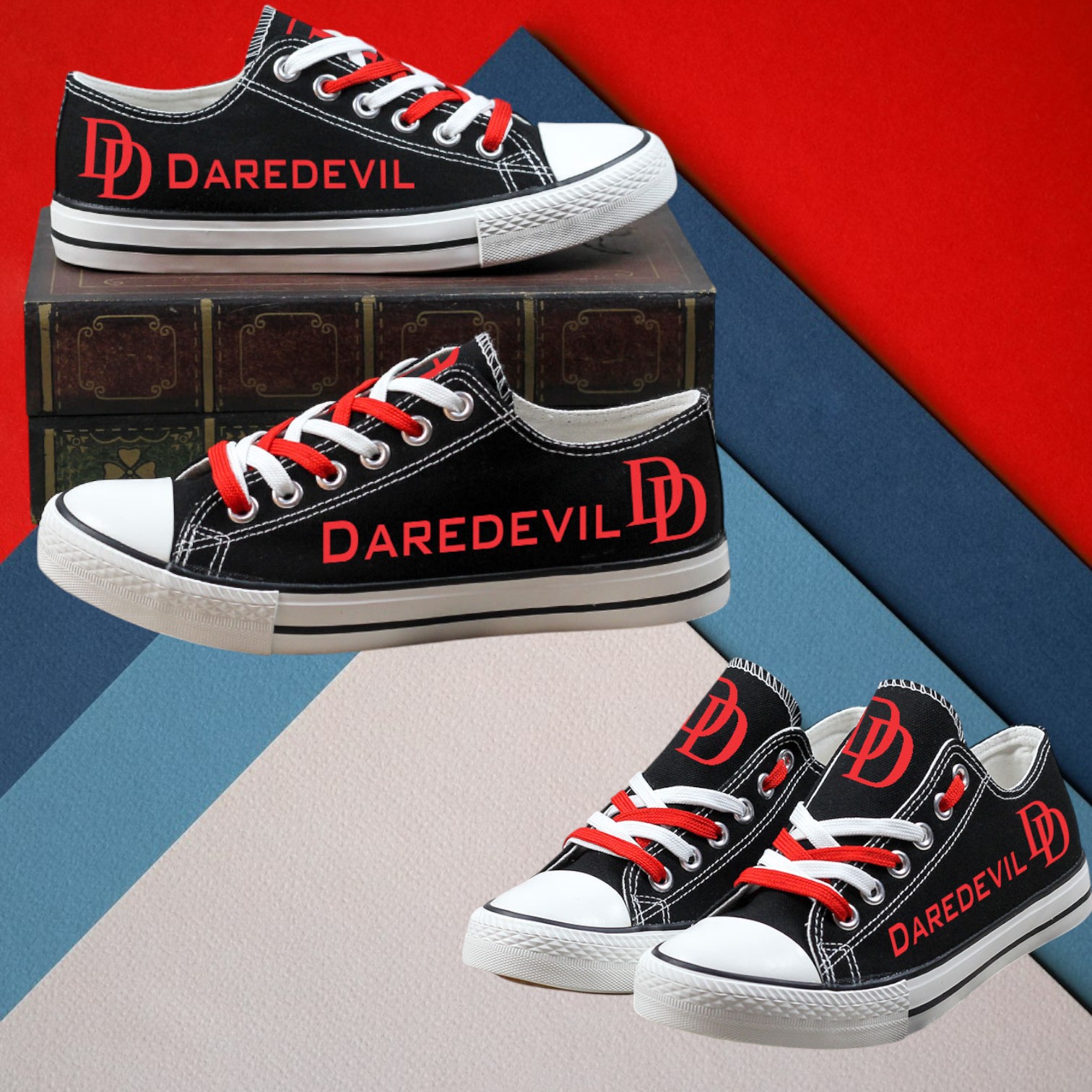 The Daredevil Low Top Shoes for Marvel’s Man Without Fear The Daredevil Low Top Shoes for Marvel’s Man Without Fear
