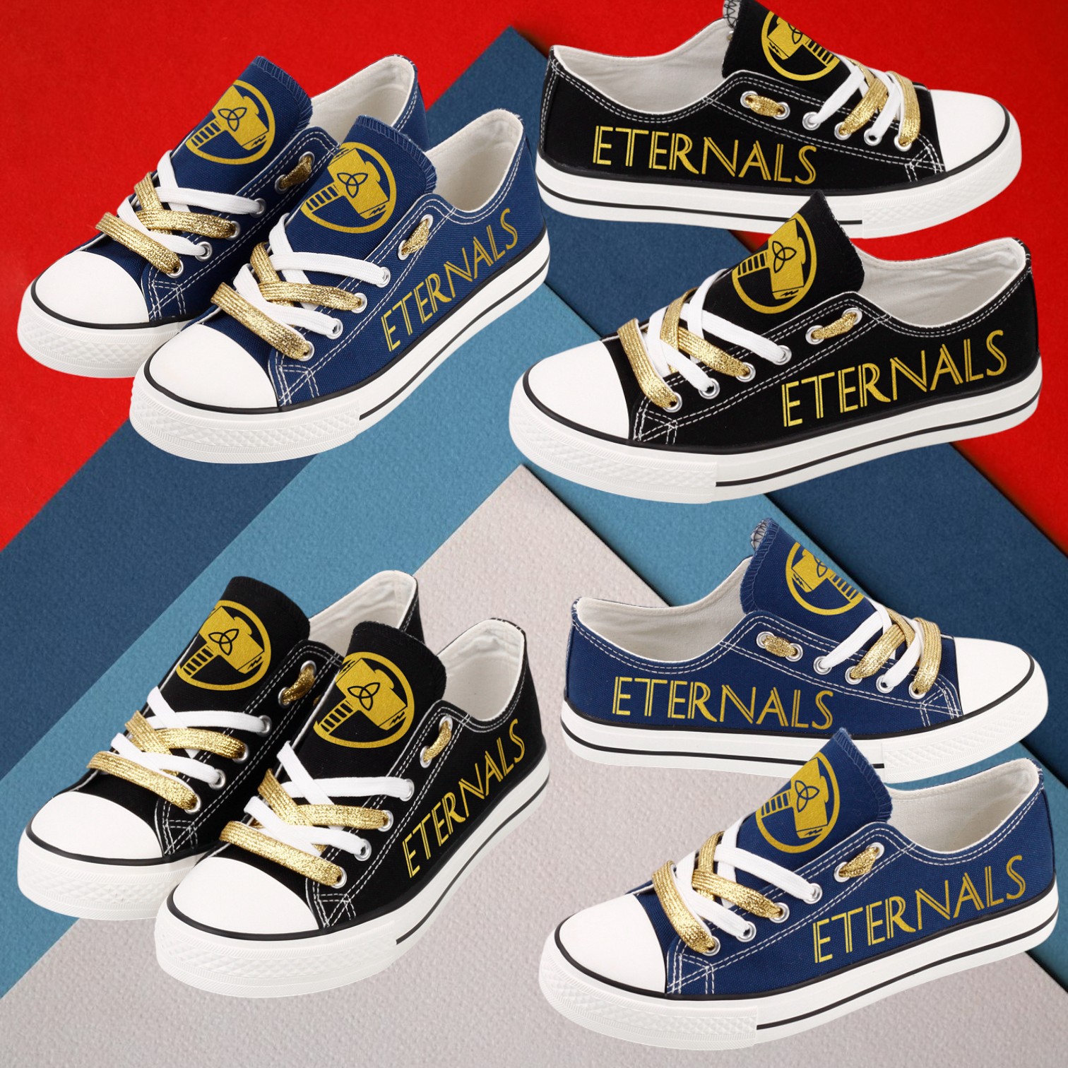 The Marvel Eternals Low Top Shoes The Marvel Eternals Low Top Shoes